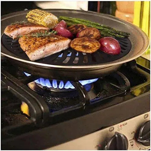Smokeless Non-Stick Barbecue Grill Salmon Lucky