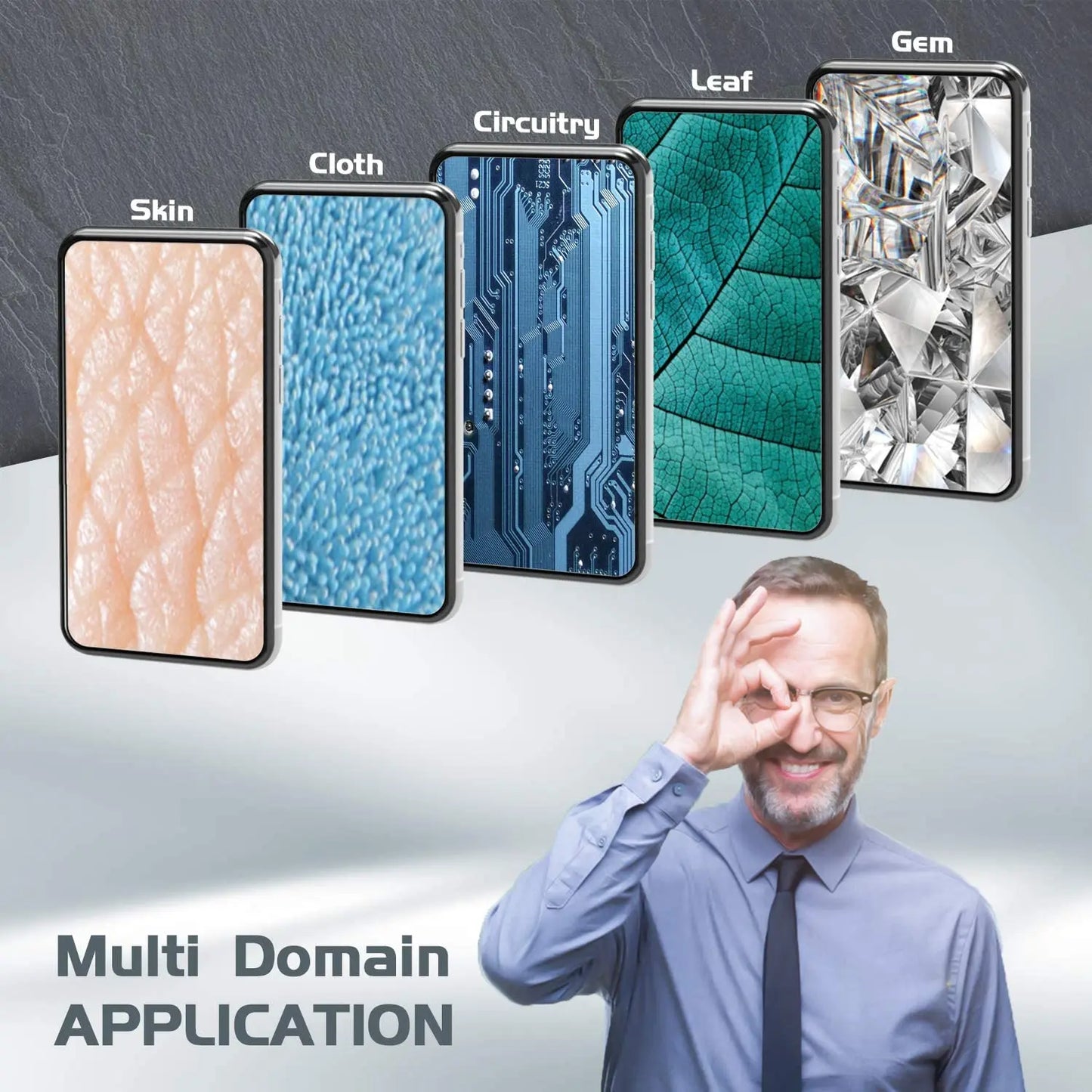 Wireless Handheld Digital Microscope Teal Simba