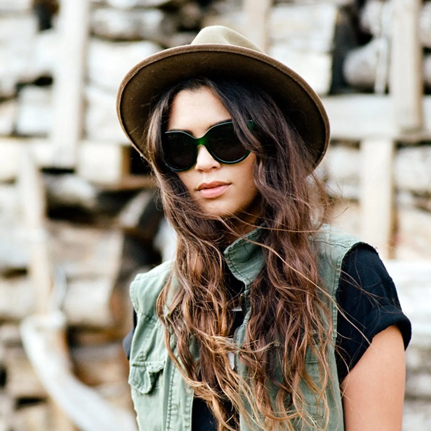 Jase New York Cosette Sunglasses Mint Green Cherry