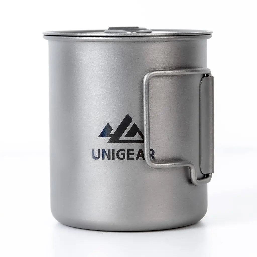 100% Titanium Camping Cup 450ml Indigo Eurybia
