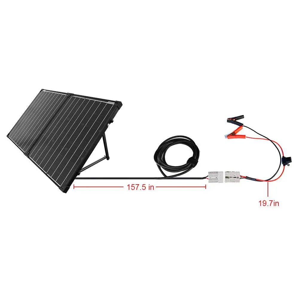 120W Portable Solar Panel Kit Fuchsia Rose