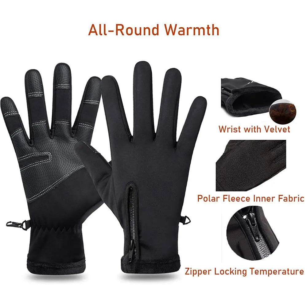 Winter Waterproof Anti-slip Gloves Pink Iolaus