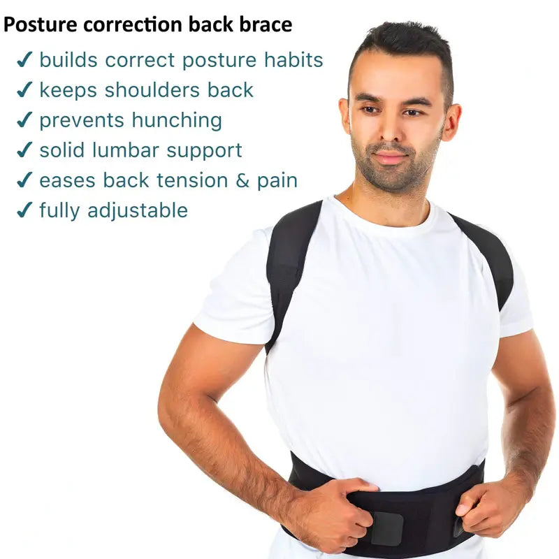 Posture Corrector Magnetic Brace Belt Puce Gaia