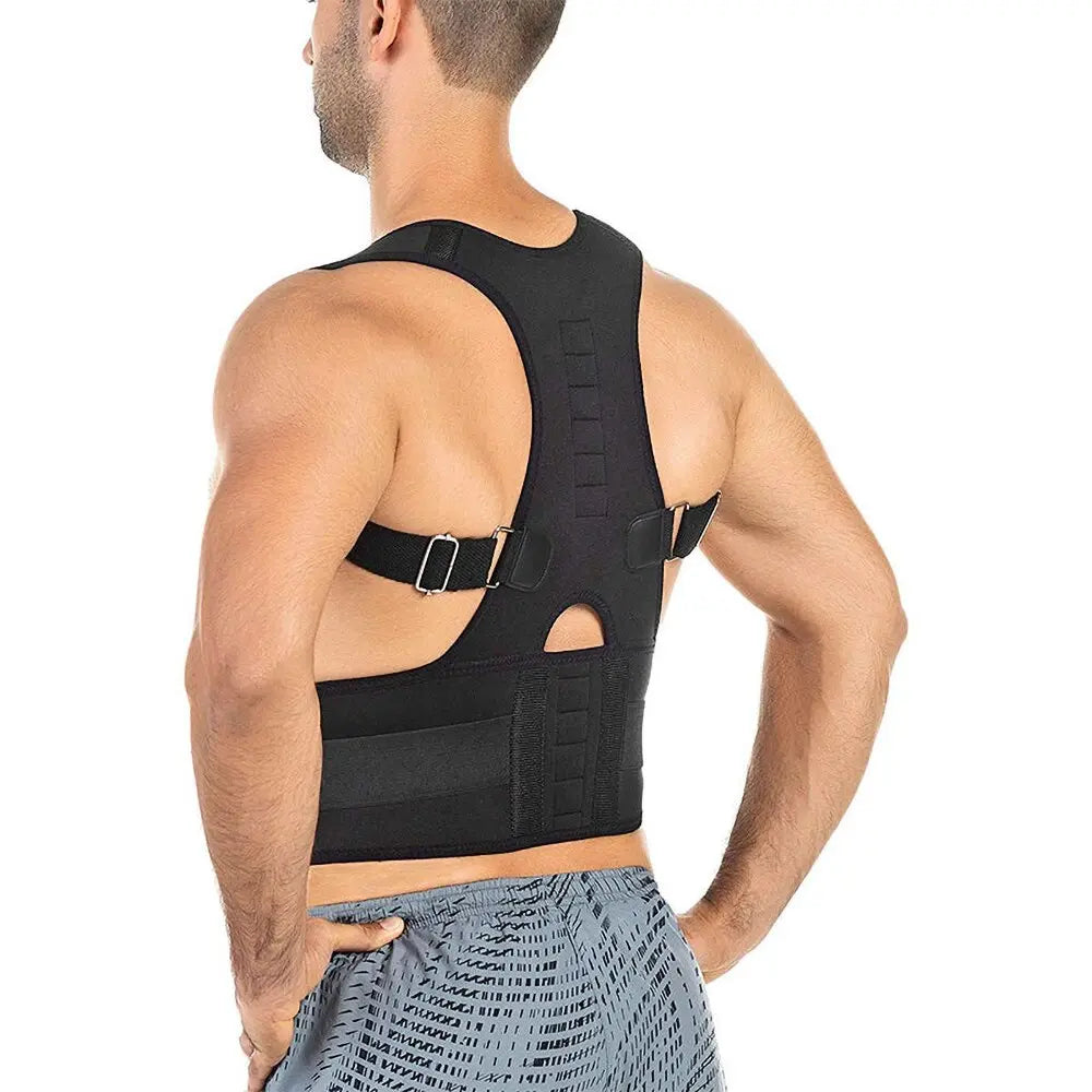 Posture Corrector Magnetic Brace Belt Puce Gaia
