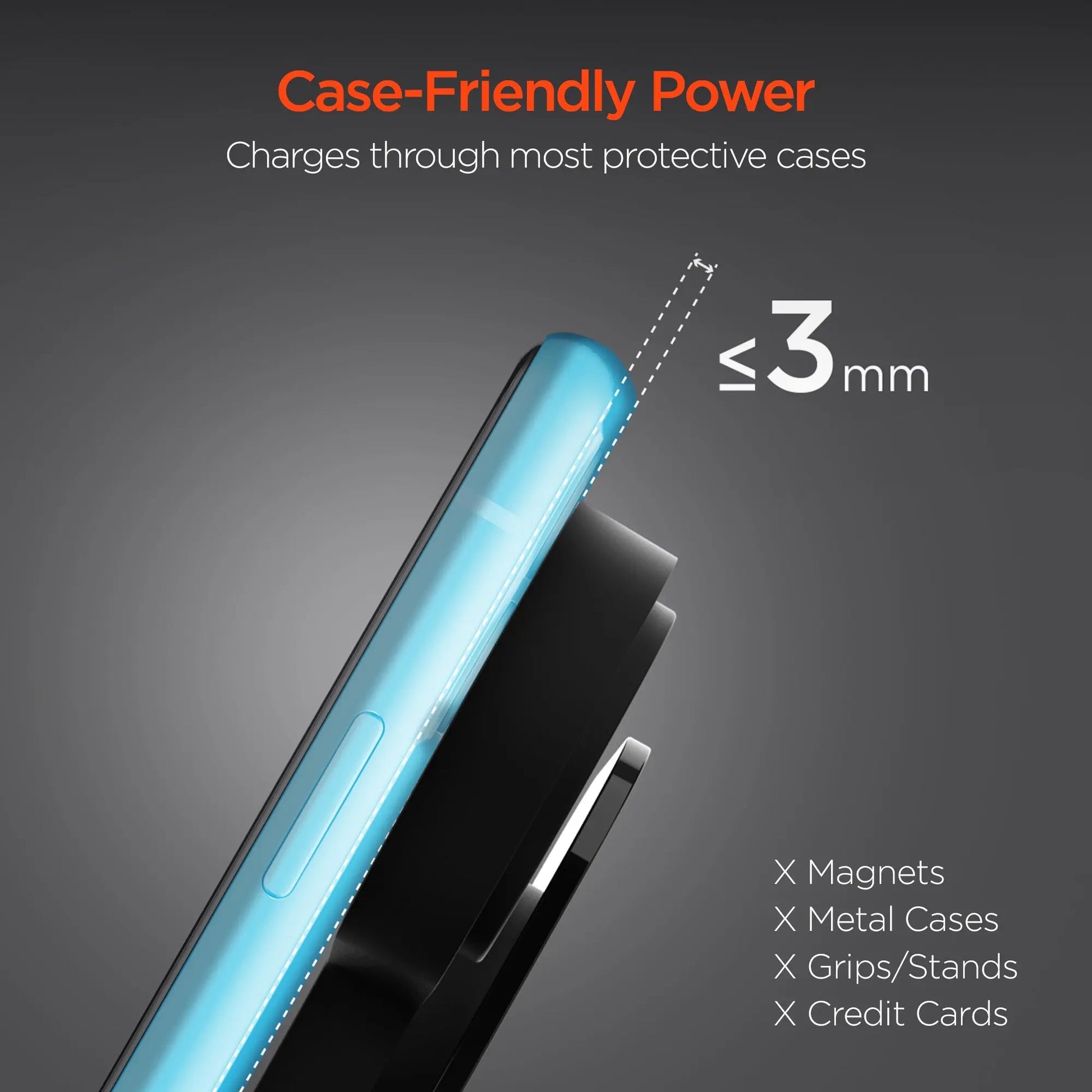 HyperGear 3-In-1 Wireless Charging Dock Sky Iapetus