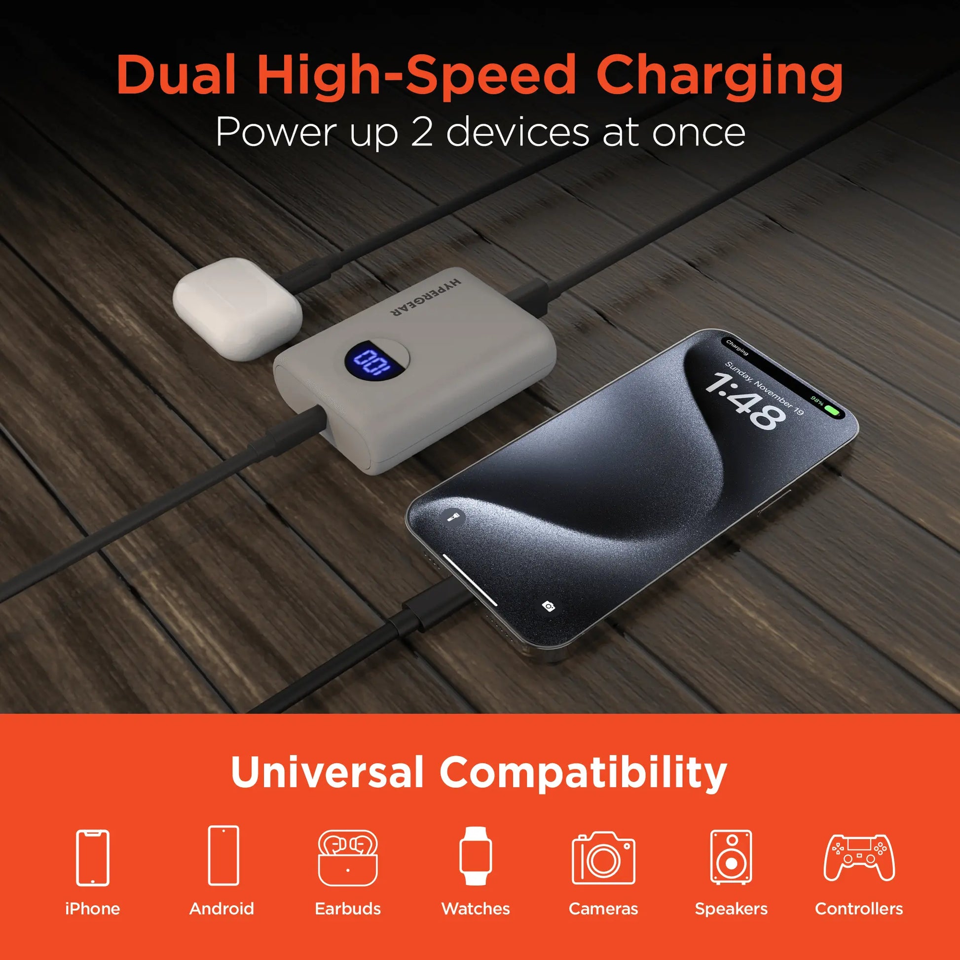 HyperGear PowerPack Power Bank Sky Iapetus