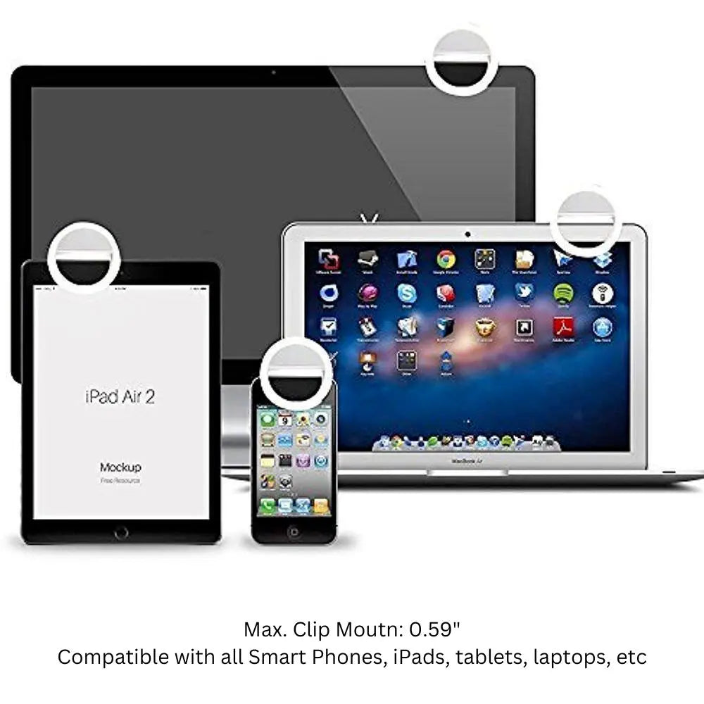 Portable Selfie Ring Clip Yellow Pandora