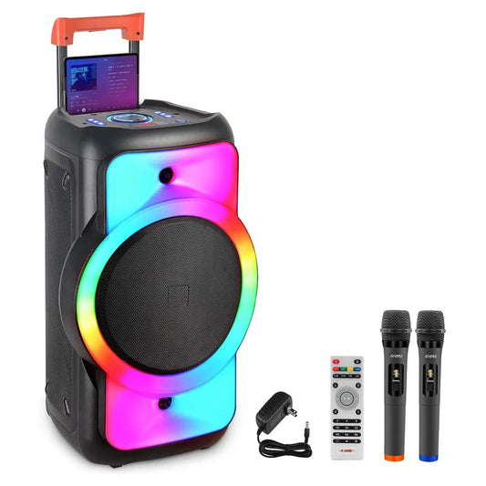 12 Inch PA RGB Karaoke Machine Violet Rose