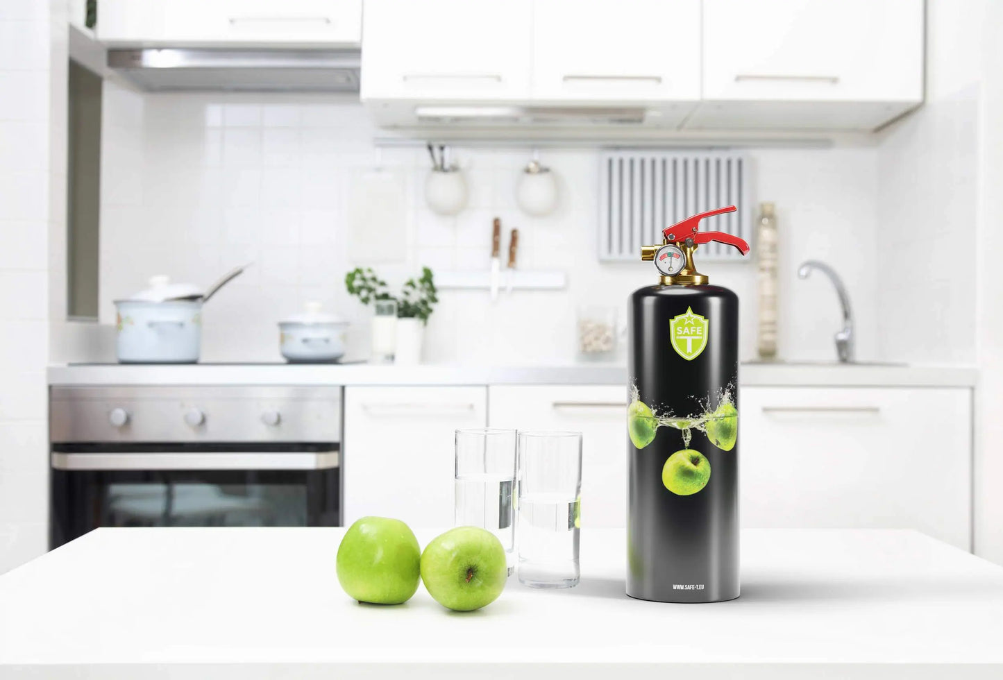 Green Apple Fire Extinguisher Azure Selene