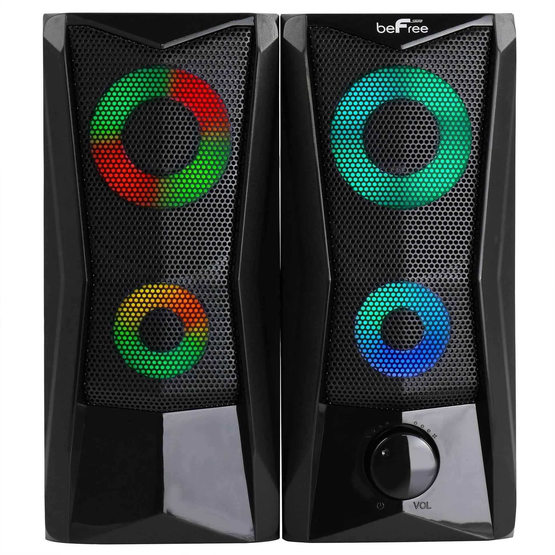 beFree Gaming Speakers Yellow Crius