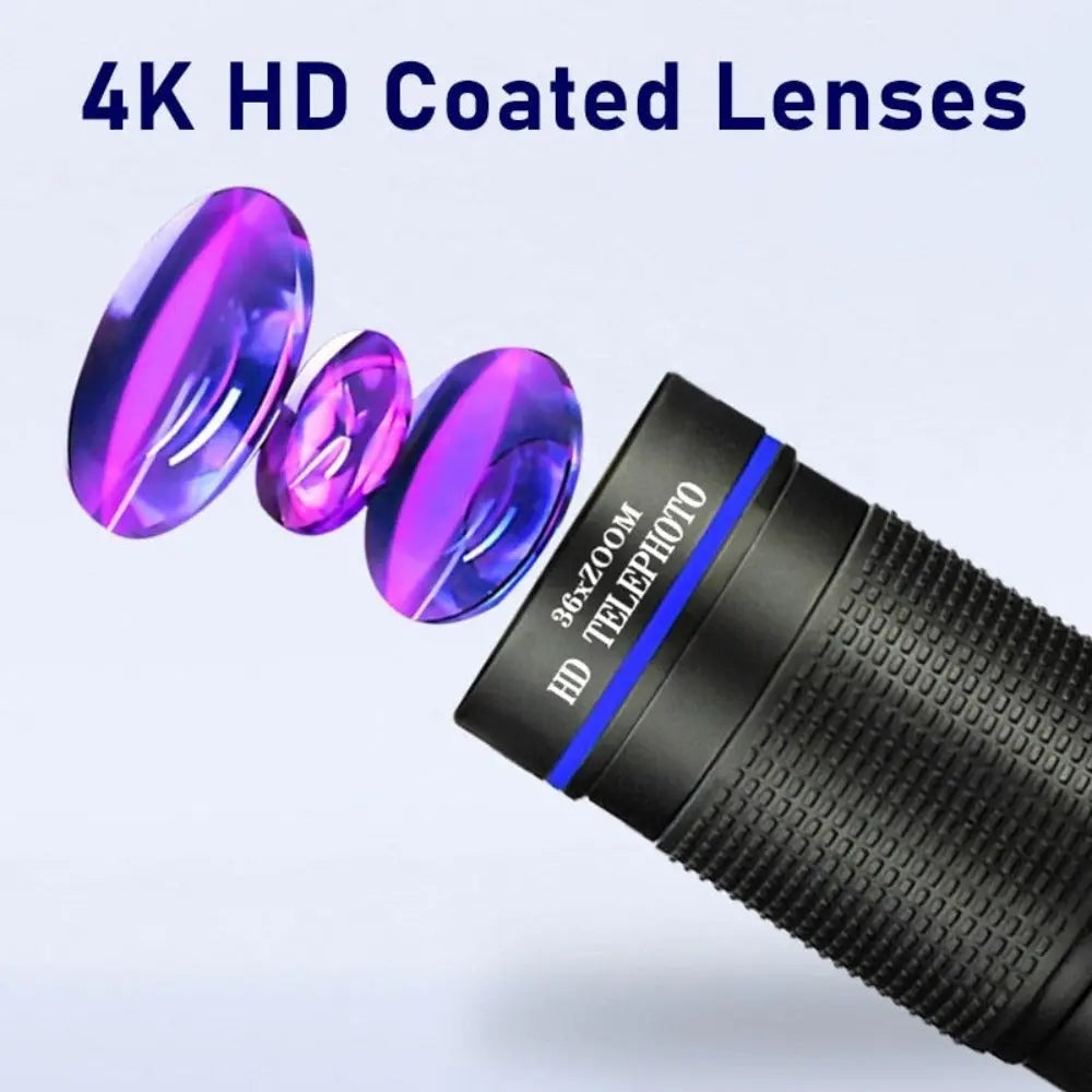 Mobile Phone Lens Kit W/Tripod Yellow Pandora