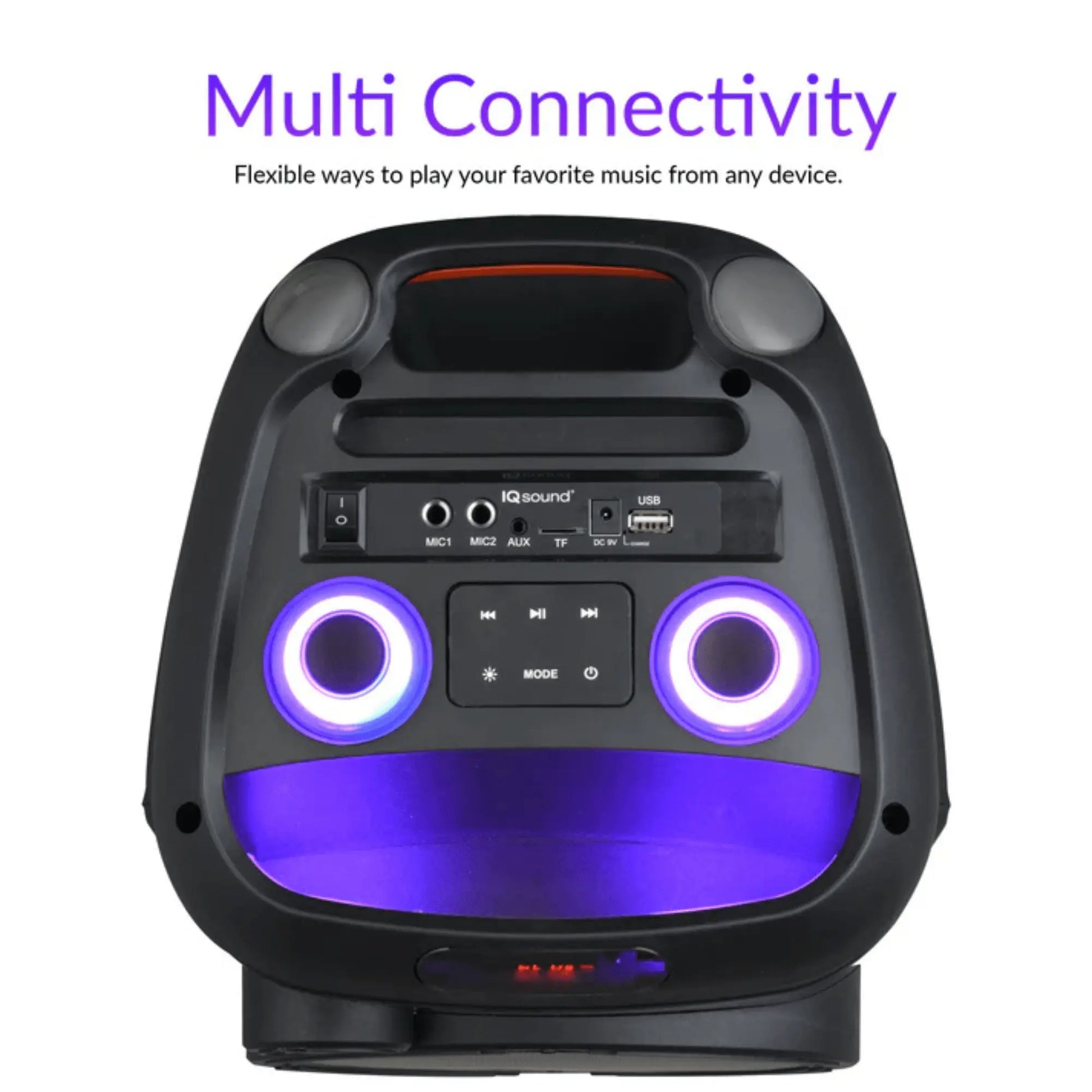 8" Portable Bluetooth Speaker Sky Iapetus