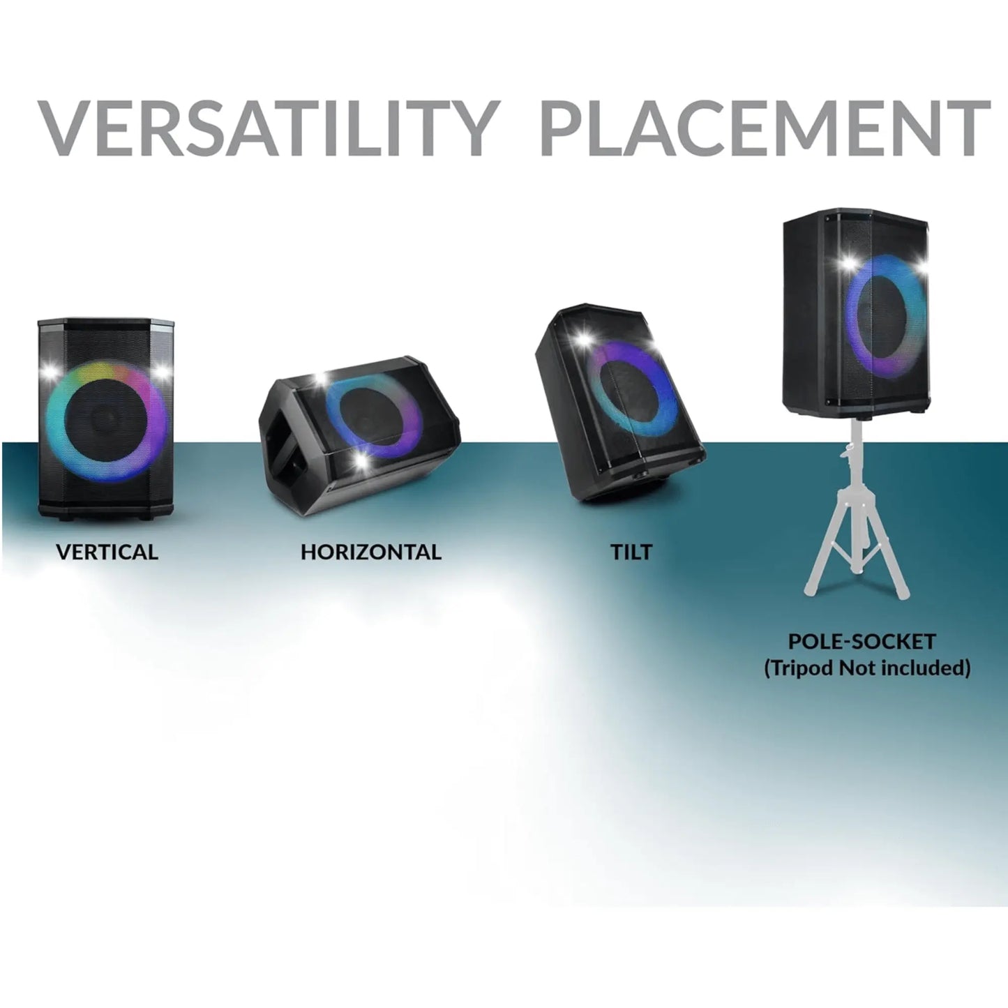 15" Portable BT Speaker Sky Iapetus