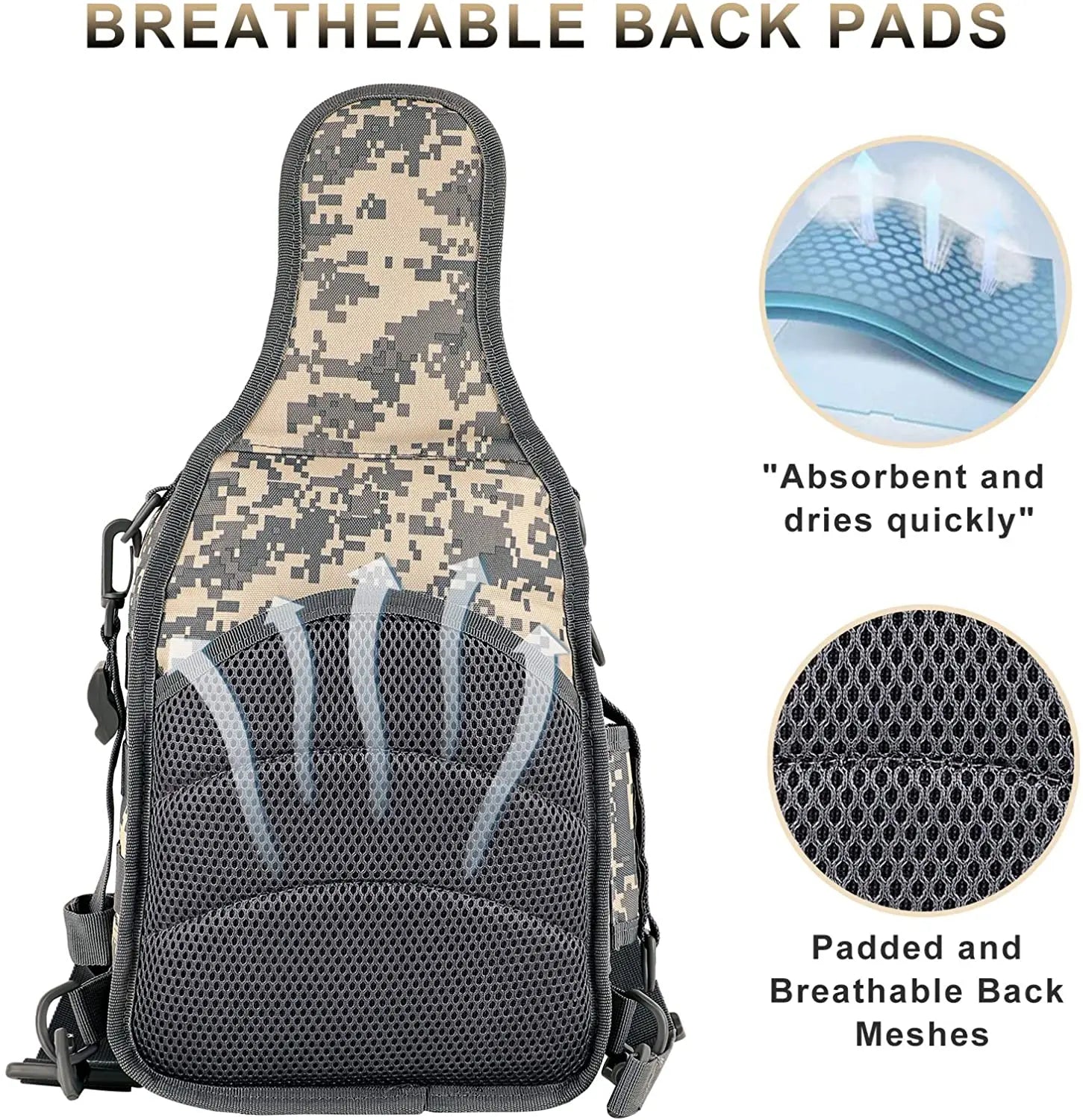 Tackle Backpack Waterproof for Storage Amethyst Osage