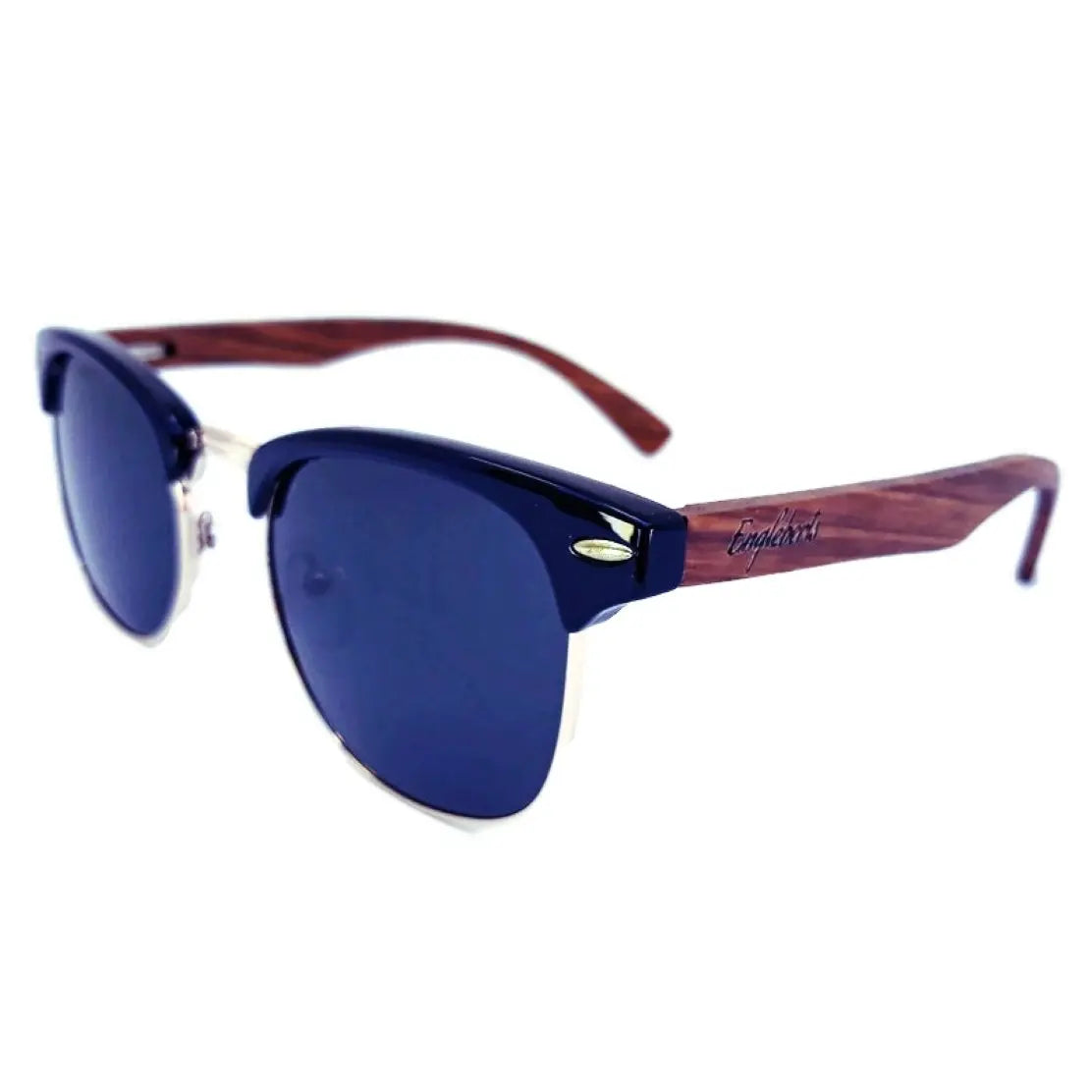 Real Walnut Wood Sunglasses Purple Ariadne