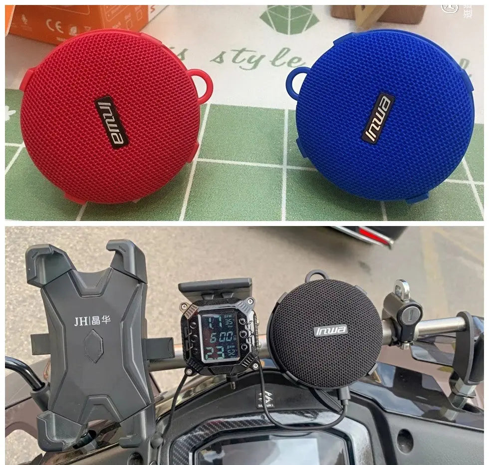 Waterproof Bike Mount Bluetooth Speaker Lilac Milo