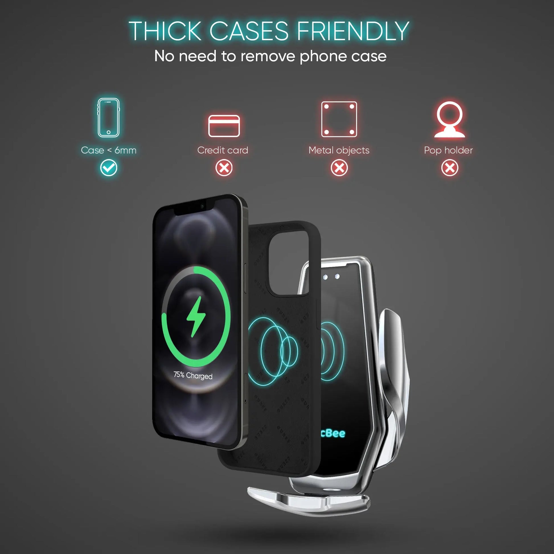 Wireless Car Charger Sky Poseidon