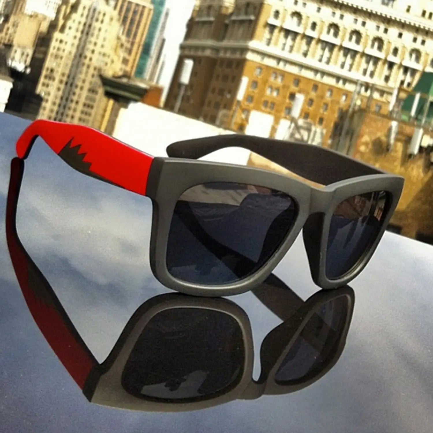 Jase New York Avery Sunglasses Mint Green Cherry