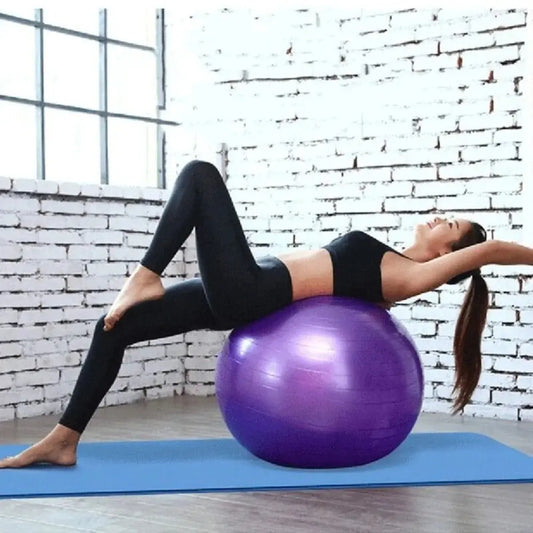 Home Exercise Fitness Yoga Ball Yellow Pandora