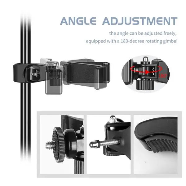 Light Ring Phone Clip Stand Teal Simba