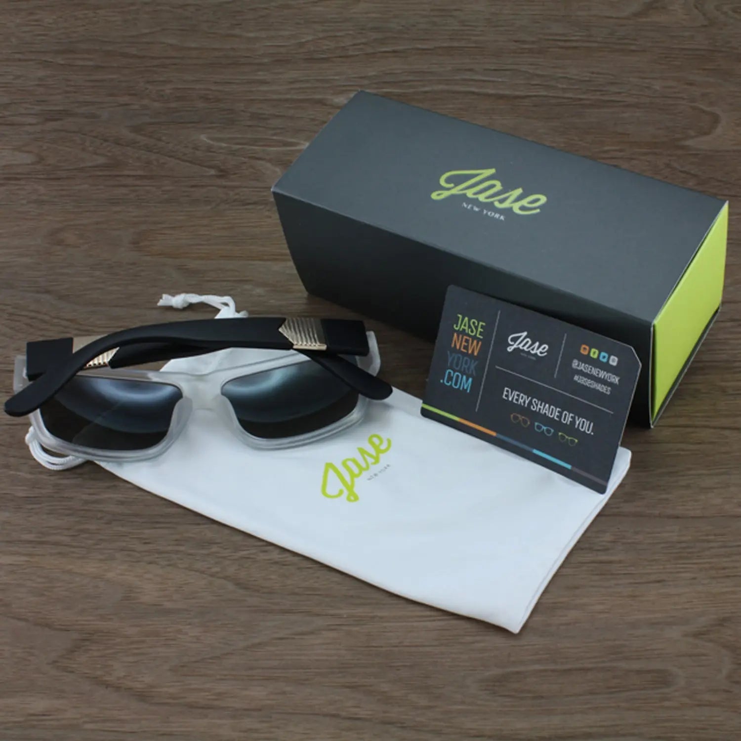 Jase New York Carter Sunglasses Mint Green Cherry