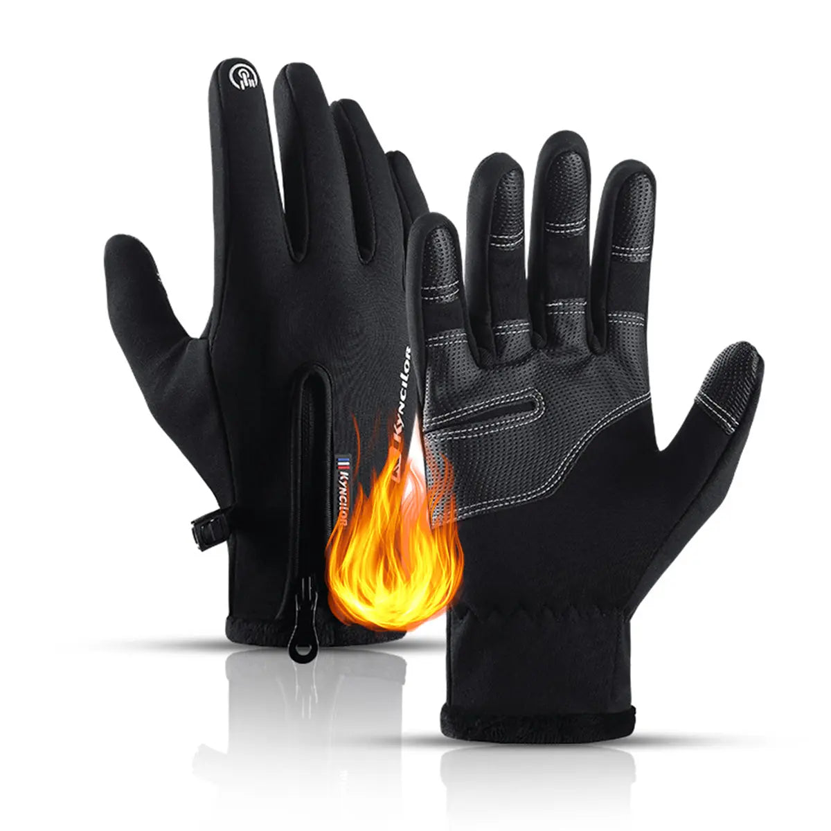 Winter Windproof Warm Gloves Peach Castor