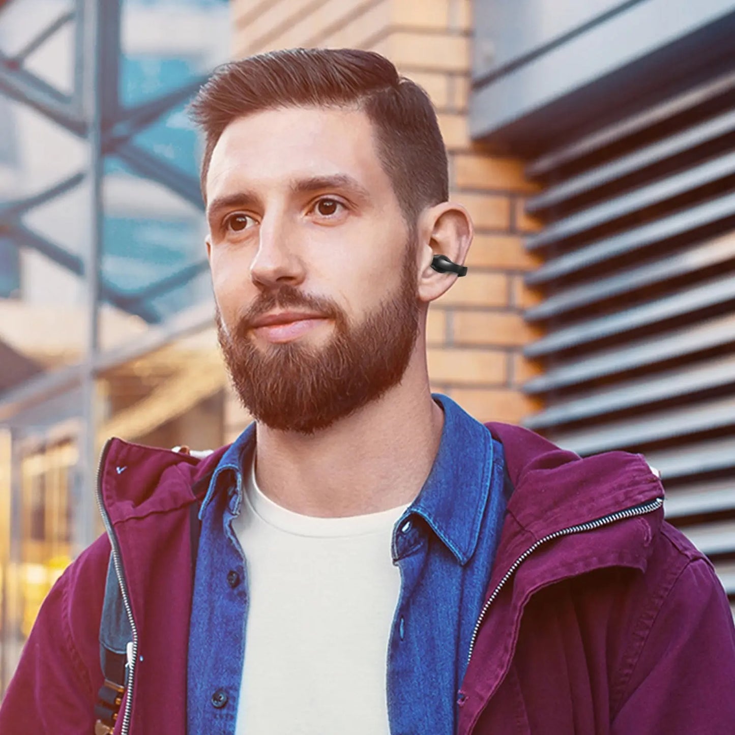 Stereo Bluetooth Earbuds Waterproof Pink Iolaus