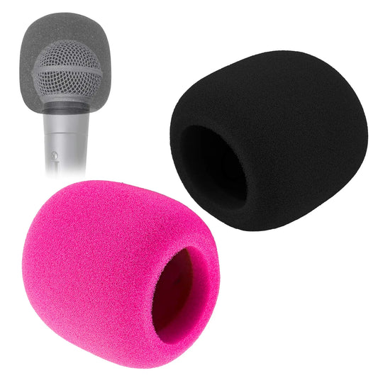 Foam Microphone Cover Violet Rose
