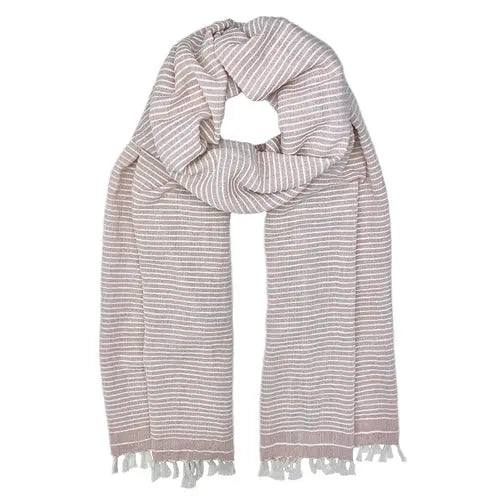 Ethiopian Stripe Wrap Scarf Ariel